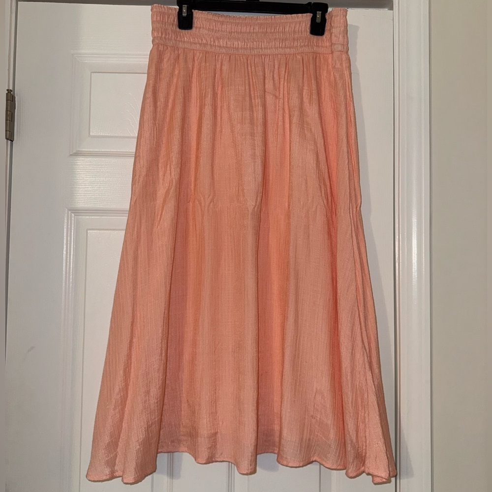 Wonderly Peach A-Line Skirt